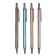 Mechanical pencil, 0.5mm, metallic housing, mix
