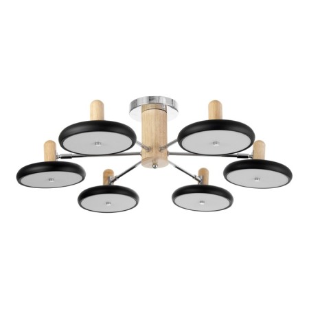 Julia chandelier 6xLED 144W 3000-6000K black-chromium 80x80x22 cm