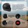 The helmet integral with two visors, size M (57-58), BLD-M67E model, black matte