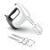 Muxer Moulinex HM460110, manual, 500 watts, 5 speeds, 4 nozzles, white