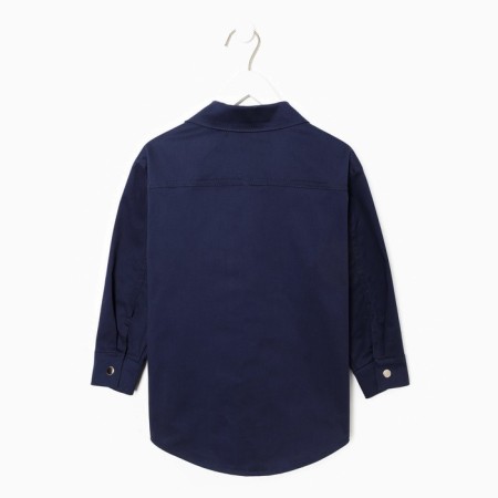 Рубашка джинсовая детская KAFTAN размер 32 (110-116 см), цвет синий-10