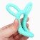 Silicone teether for teeth "Bunny", color mix, crush me