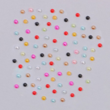 Pearl rhinestones for the decor "Neon", colorful color-1