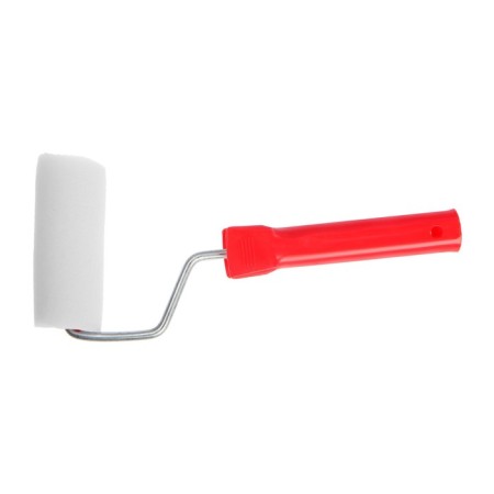 Roller scrap, foam rubber, 100 mm, handle d = 6 mm, d = 16 mm, 2 spare fur coats-2