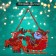 Decorative luminous jewelry (suspension) "Santa Claus on the sled" 20.5x37 cm