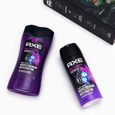 Подарочный набор мужской AXE "Испытай удачу": дезодорант, 150 мл + гель для душа, 250 мл-2