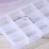 Ricco organizer for storage, 15 cells, 17.5 × 10 × 2 cm, white color