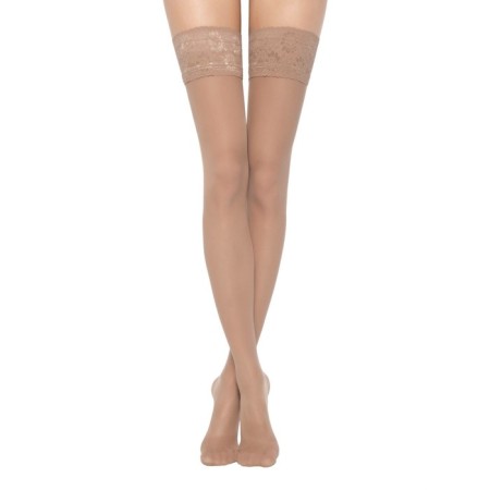 Stockings women's class, size 27-29, color Natural