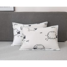 Dolly pillowcase, size 50x70 cm - 2 pcs, white color