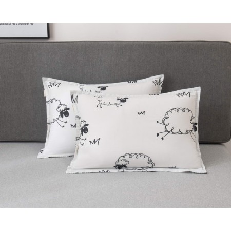 Dolly pillowcase, size 50x70 cm - 2 pcs, white color