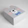 Gift folding box, packaging, "bear cub", 15 x 15 x 8 cm