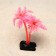 The artificial aquarium "palm tree", luminous, 10 cm, red