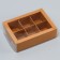 Box for 6 sweets, 13.7 x 9.85 x 3.85 cm. Confectionery packaging