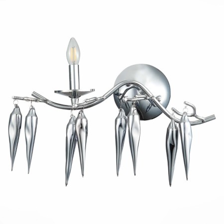 Sconces st. SL1653.101.01. Siena. 1x40 W, E14, 48x42x38 cm, chromium color-3