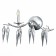 Sconces st. SL1653.101.01. Siena. 1x40 W, E14, 48x42x38 cm, chromium color