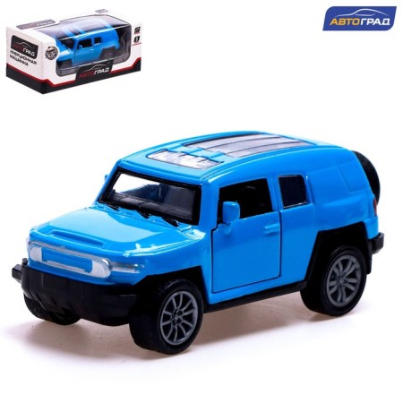 Metal car "Cruiser", 1:48, inertia, doors open, blue color