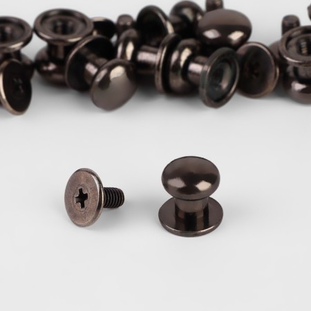 Holster screw = 7.9/8.5 × 8.5 mm, 10 pcs, nickel color-1