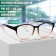 Ready glasses GA0672 (color: C1 black, orange; diopter: + 3.5; tint: no)