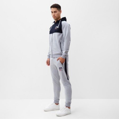 Male costume (sweatshirt/pants), black/gray melange, size 46 (m)-3