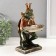 Polystone souvenir with a stand for the little things "Butler's frog" 27.5x13.5x9 cm