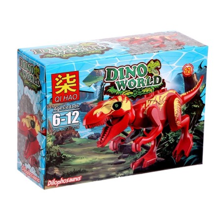 Block designer "Dinosaurs", 12 species, mix-22