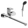 Bath mixer and shower Rossinka RS33-32, one-handed, with swiveling, color chromium