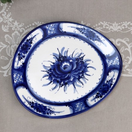 Drop "drop", gzhel, porcelain, 28x25 cm-1