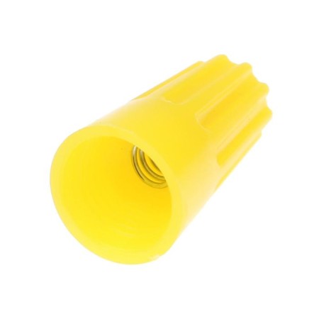 The clamp connecting DüWI SIZ-4, 10 mm2, isolating, yellow, 10 pcs.-1