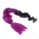 Braid on a motorcycle, fastening of the suction cup, 60 cm, black-violet