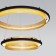 Smart suspended lamp Imperio, SMD, LED tape, 59x59 cm