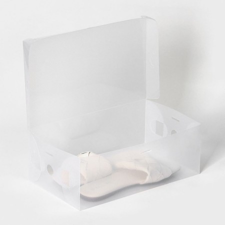 Shoe storage box with Large Size lid, 20 × 33 × 12 cm, 6 pcs-4