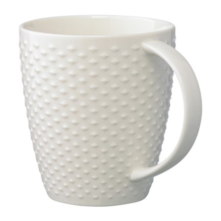 Mug with a textured pattern Tkano Essential, 350 ml, white color-5