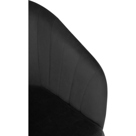 Computer chair thibault plastic/velor, black/black 60x60x81 cm-5
