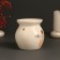 Aroma lamp ceramics "Inhale... exhale..." White 7.2x7.2x7.8 cm