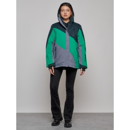 Ski jacket female, size 58, black color-14