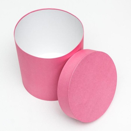 Set of round boxes 5 in 1 "paints", pink, 25 x 25 x 25 - 19 x 19 x 19 cm-2