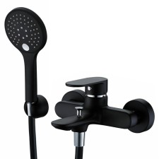 Wasserkraft Elbe 7401 bath mixer, single -leaf, watering can, excess length 109 mm, black 75778