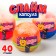 Slime, orange, capsule with balls 40 g