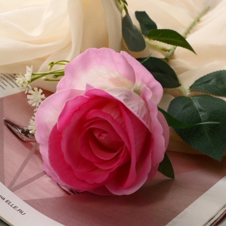 Artificial flowers "Venezuelan" 8x56 cm, pink-1