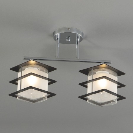 Ceiling lamp 2x60W E27, size 40.5x13x28 cm-2