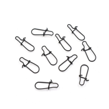 Carabiner Namazu Pro Nice Snap, Carbon color, p. 0, test-14 kg, packaging 10 pcs..