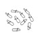 Carabiner Namazu Pro Nice Snap, Carbon color, p. 0, test-14 kg, packaging 10 pcs..