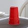 Glasses of plastic disposable “torch Extra”, 500 ml, in a set of 10 pcs, color red-white