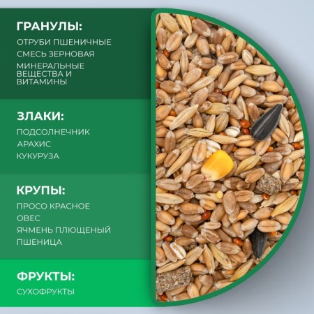Fodge mixture "Eshka" for hamsters, with fruits, 450 g-3