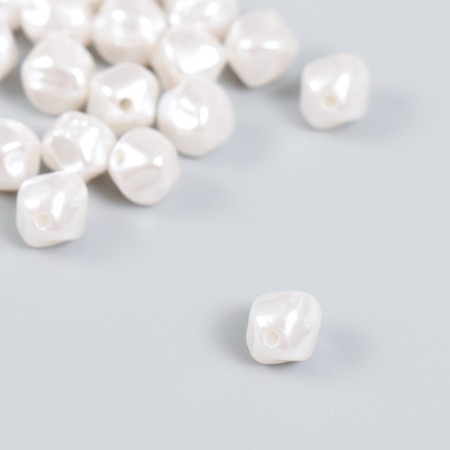 Beads for creativity plastic "Pearl of irregular shape" set 20 pcs 0.8x0.8x0.8 cm 624806-1