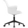Computer chair Tulin plastic/eco -leather, black/white 60x60x83 cm
