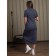 Women's dress, size 48, gray color