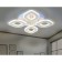 LED ceiling LED with Ambrella Light, Original, FA8841, 4XLED, 80 W, 6000LUM, 3000-6400K, white color, white