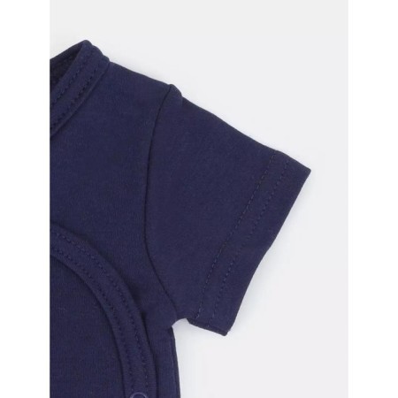 Body Kimono children with short sleeve Rant Base, height 68 cm, dark blue color-2