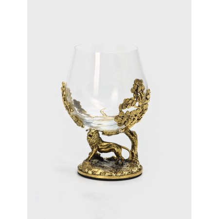 Cognac glass "Leo", 8.3 x 12.3, gold-1